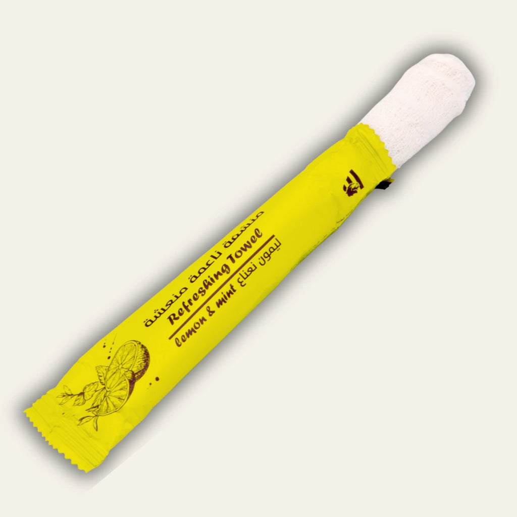 Lemon & Mint Towels (Large) – Premium Wet Cotton