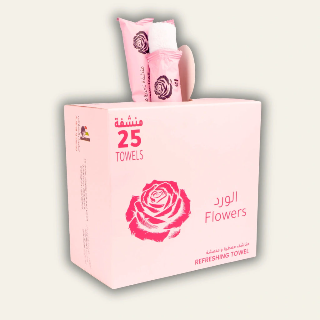 Flower Towels (Large) – Premium Wet Cotton
