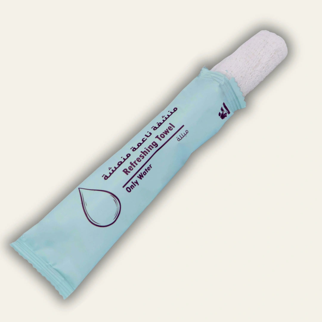 مناشف الماء النقي(صغيرة) – قطن مبلل فاخر