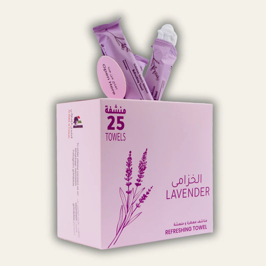 Lavender Towels (Large) – Premium Wet Cotton