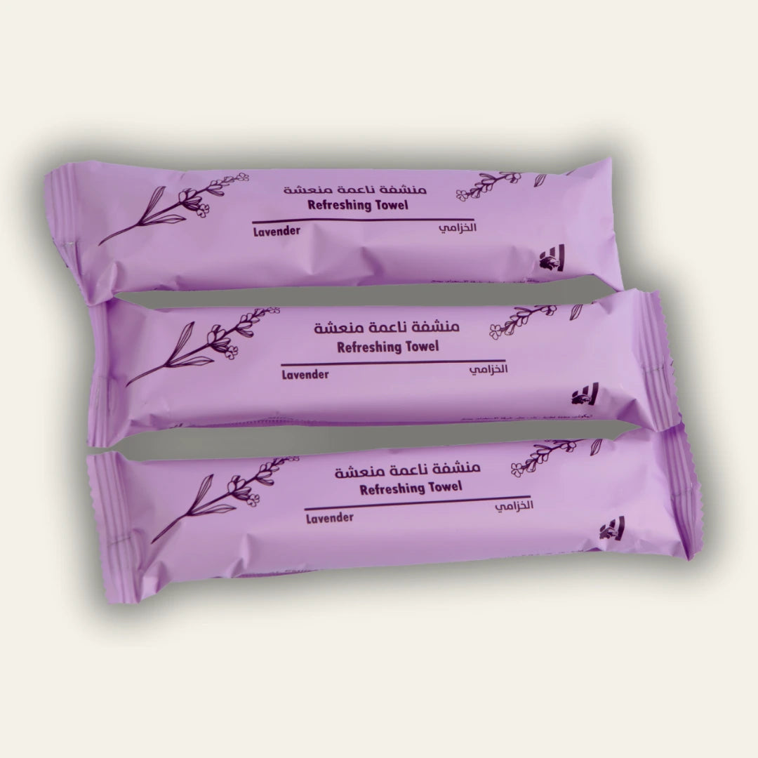 مناشف اللافندر(كبيرة) – قطن مبلل فاخر