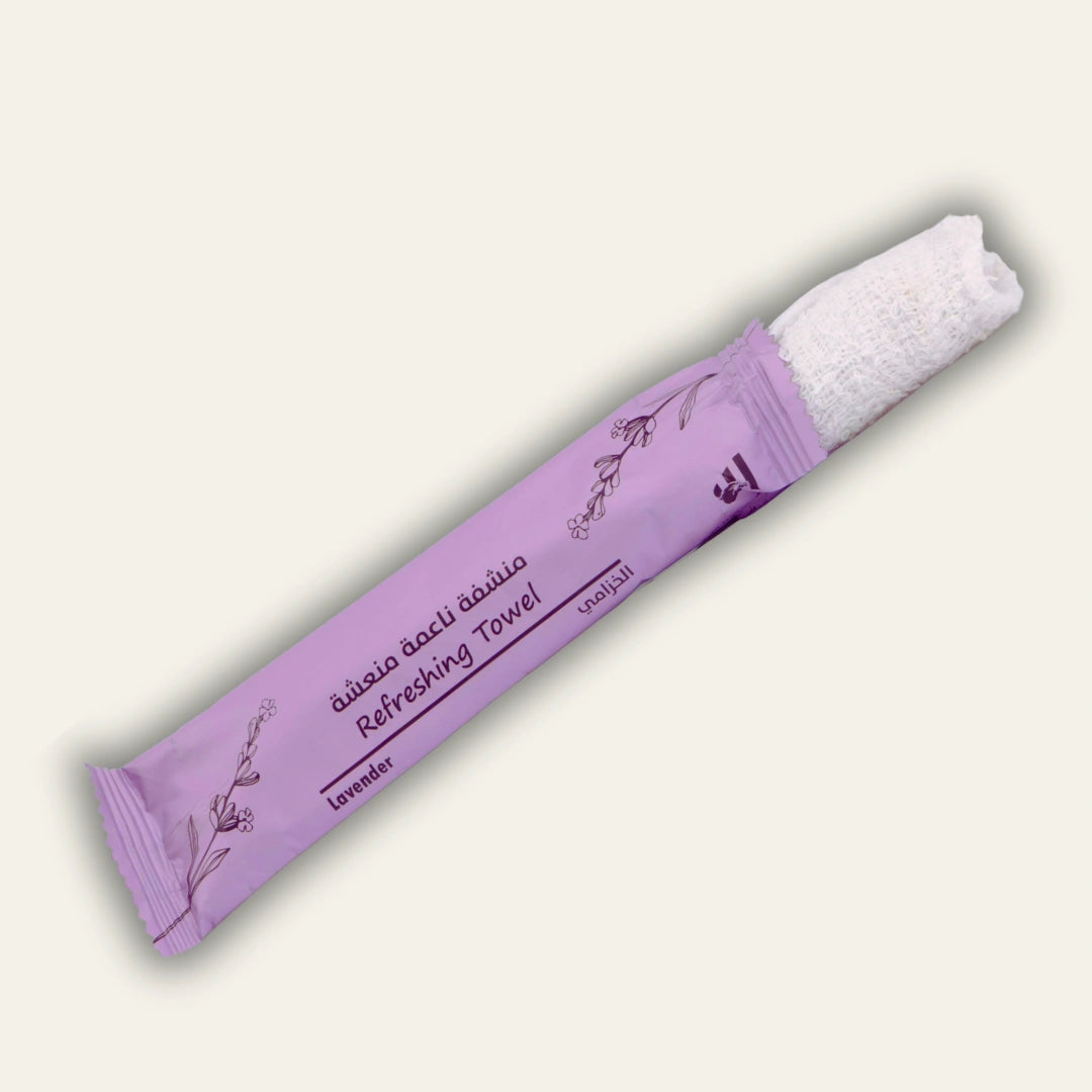 مناشف اللافندر(صغيرة) – قطن مبلل فاخر