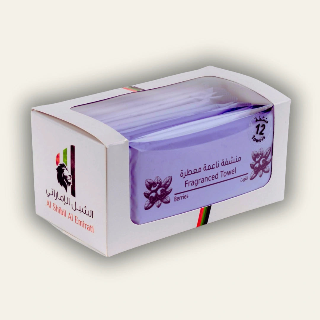 منشفة التوت (مطوية) – قطن مبلل فاخر