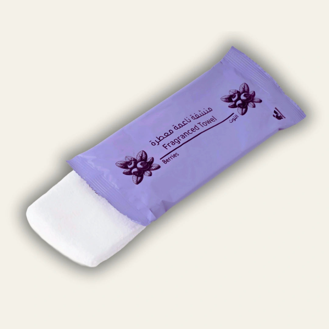 منشفة التوت (مطوية) – قطن مبلل فاخر