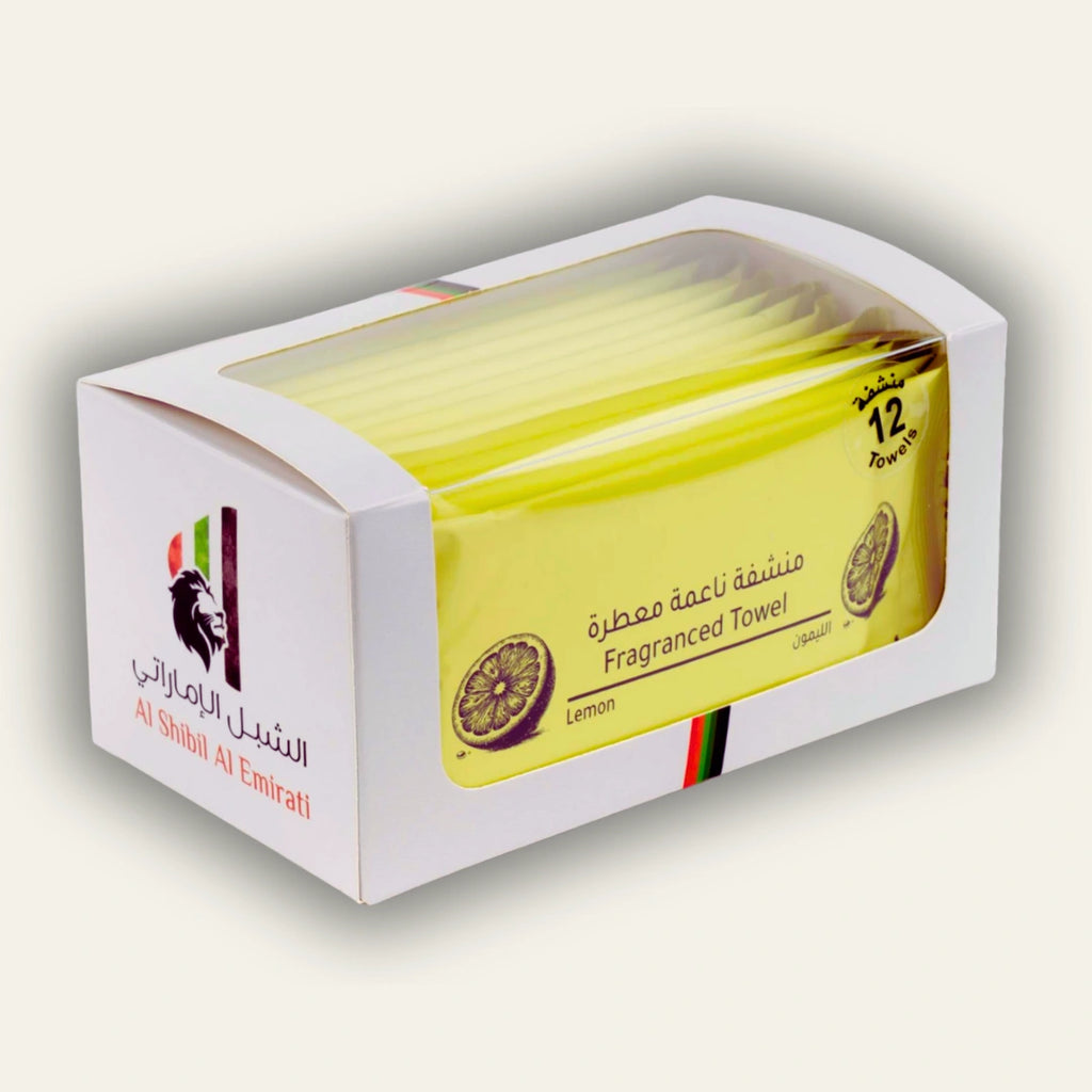 Lemon Towels (Folded ) – Premium Wet Cotton