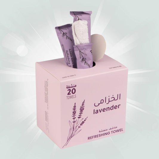 منشفة صغيرة - علبة لافندر 16 × 16 سم