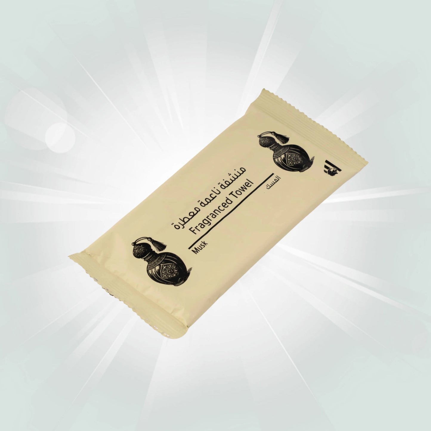 مناشف قطنية مبللة مطوية برائحة المسك My Store