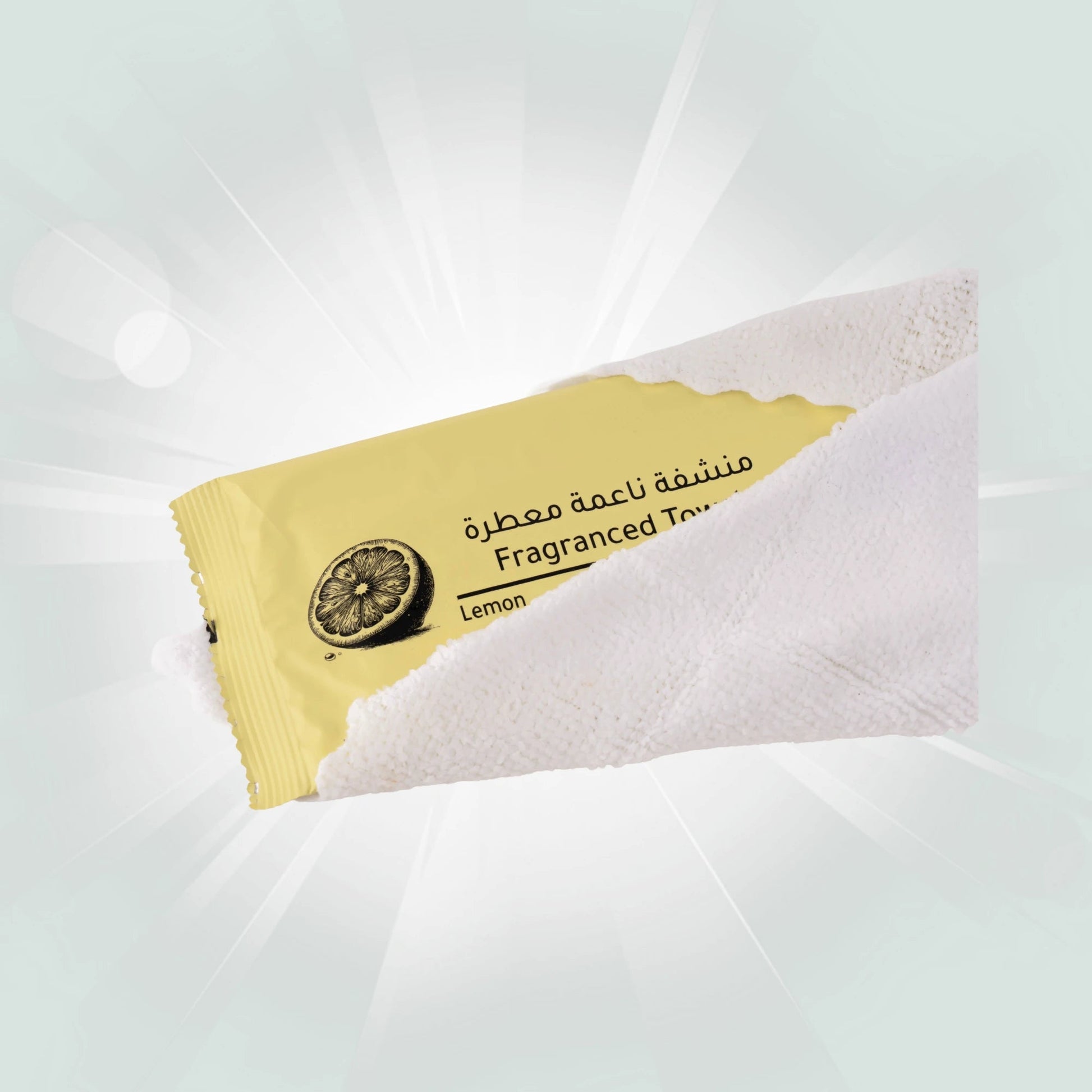 مناشف قطنية مبللة مطوية برائحة الليمون My Store